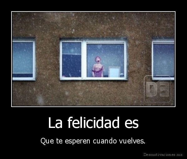 La felicidad es