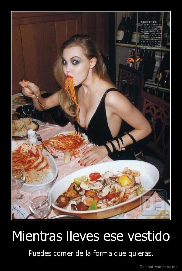 Mientras lleves ese vestido