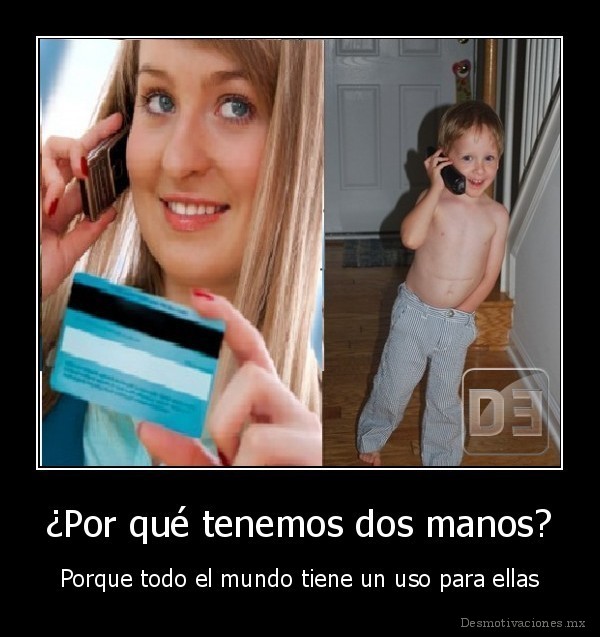 ¿Por qué tenemos dos manos?