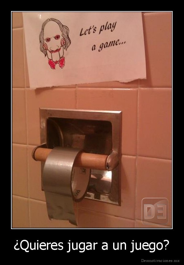¿Quieres jugar a un juego?