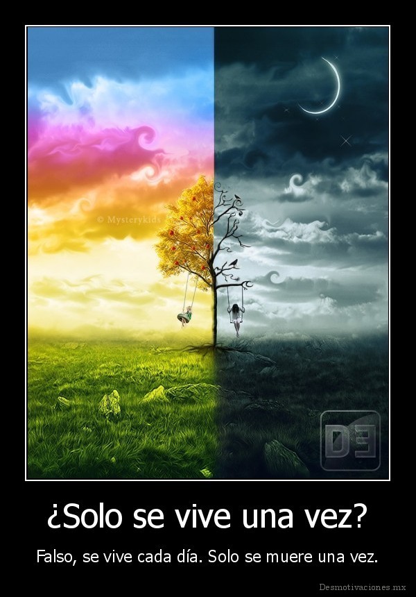 ¿Solo se vive una vez?