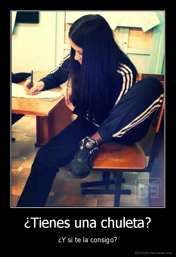 ¿Tienes una chuleta?