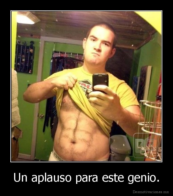 Un aplauso para este genio.