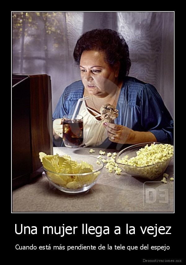 Una mujer llega a la vejez