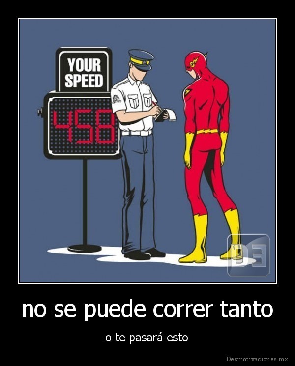 no se puede correr tanto