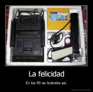 La felicidad - En los 90 se ilustraba así.