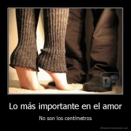Lo más importante en el amor - No son los centímetros