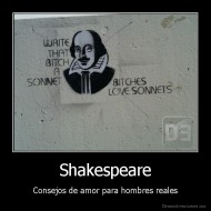 Shakespeare - Consejos de amor para hombres reales