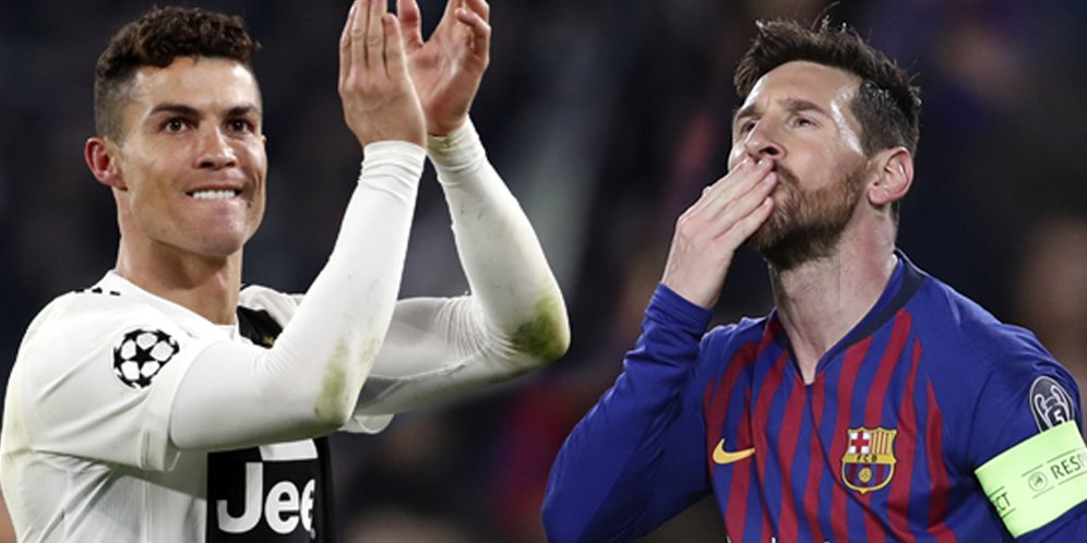 Cristiano Ronaldo dan juga Lionel Messi
